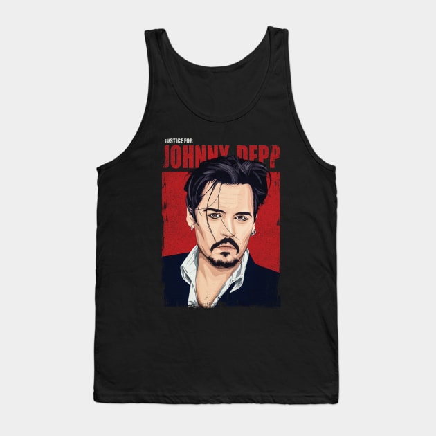 Johnny Depp Tank Top by ActiveNerd